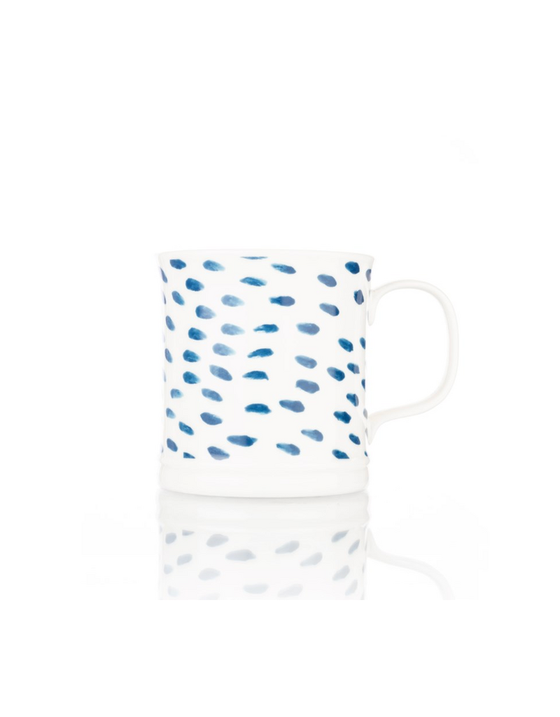 David Shaw Siip Tankard Mug Blue Dash