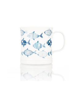 David Shaw Siip Tankard Mug Blue Fish
