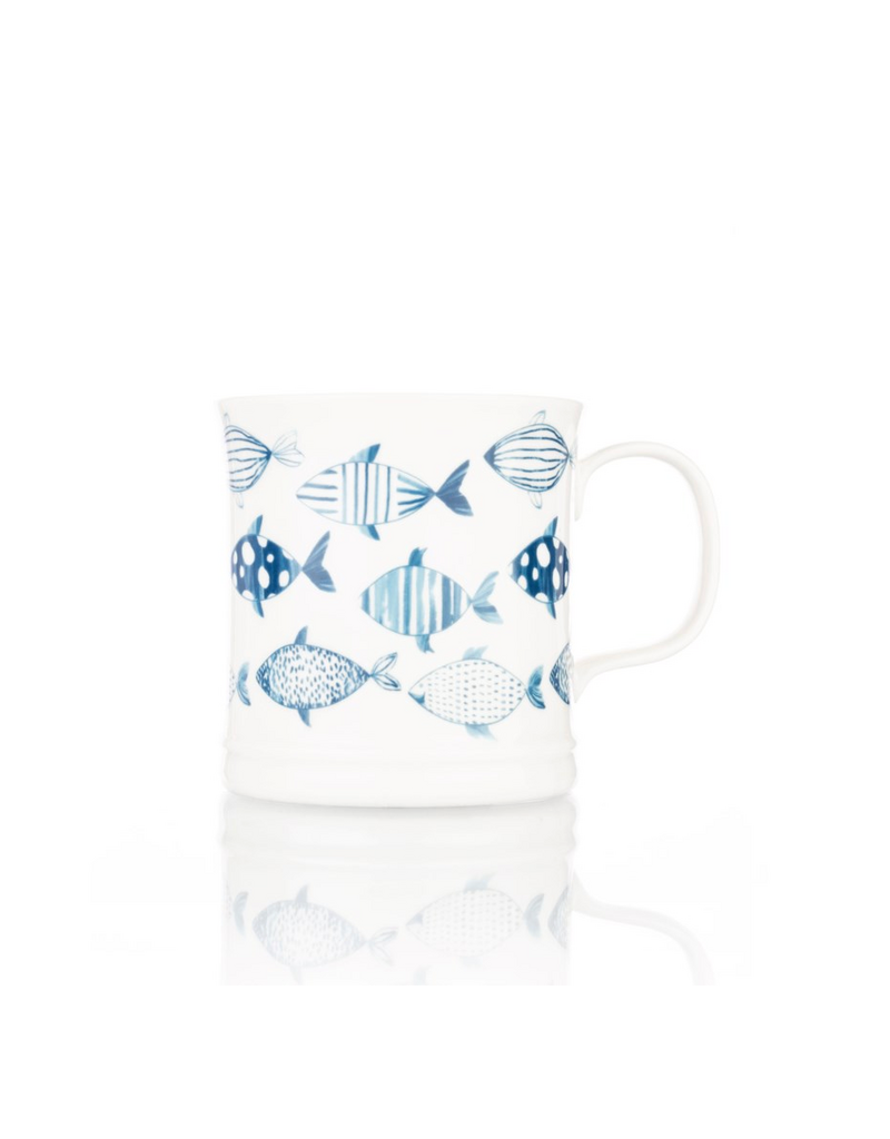 David Shaw Siip Tankard Mug Blue Fish
