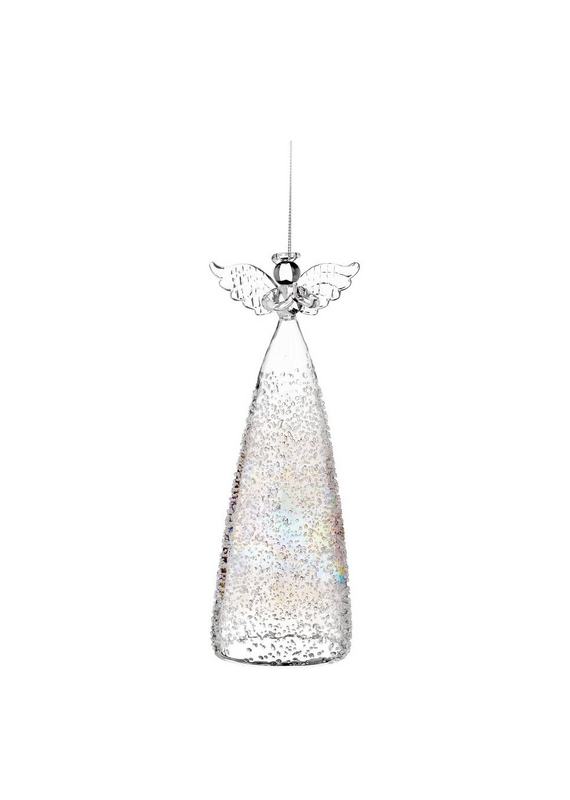 ADV/PINE CENTRE Glass Angel-8"