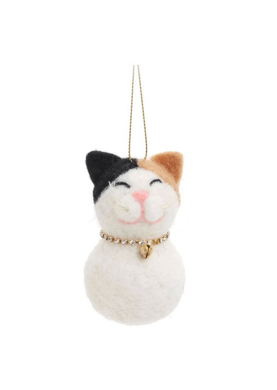 ADV/PINE CENTRE Felt Cat w/Collar