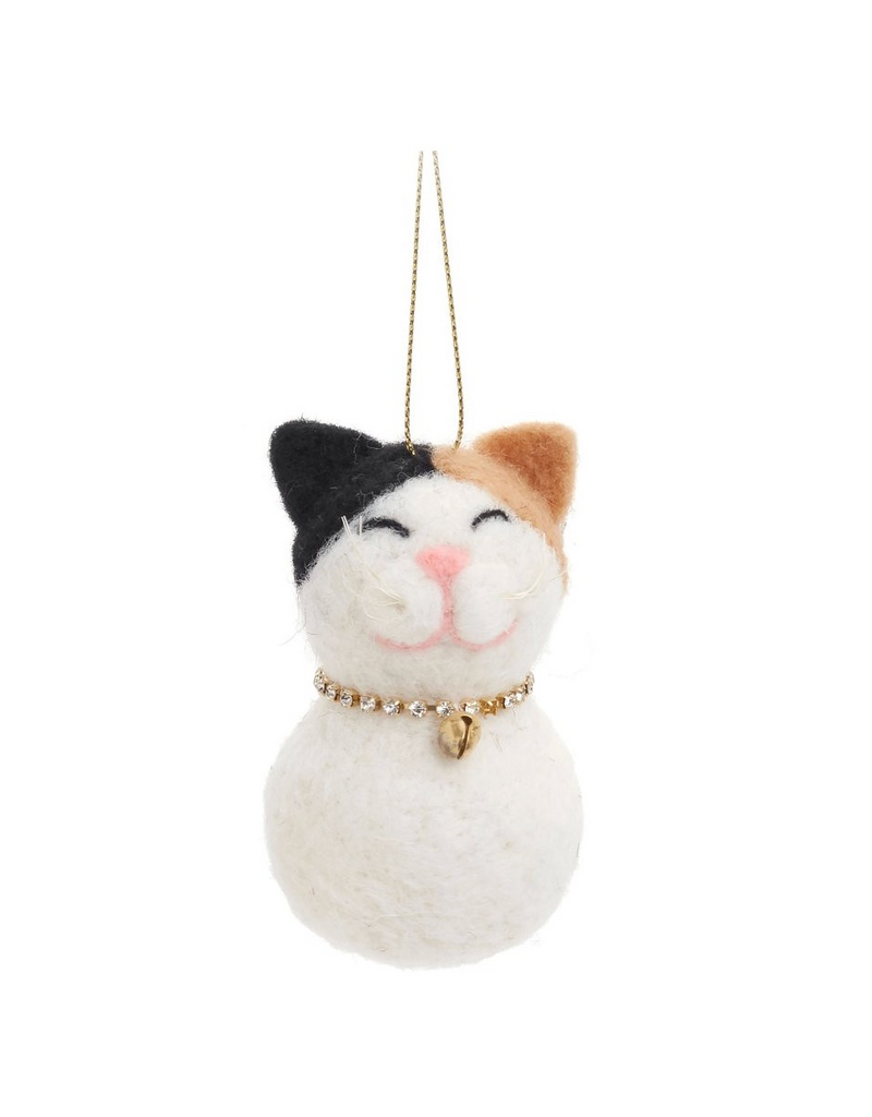 ADV/PINE CENTRE Felt Cat w/Collar
