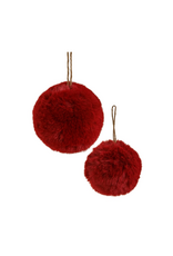 ADV/PINE CENTRE Fur Ball Ornament