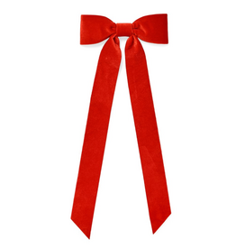 ADV/PINE CENTRE Deco Bow-Red-6x15