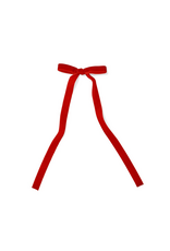 ADV/PINE CENTRE Deco Thin Bow-Red-5x14