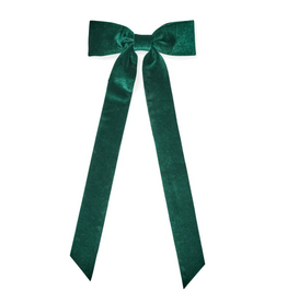 ADV/PINE CENTRE Deco Bow-Green-6x15