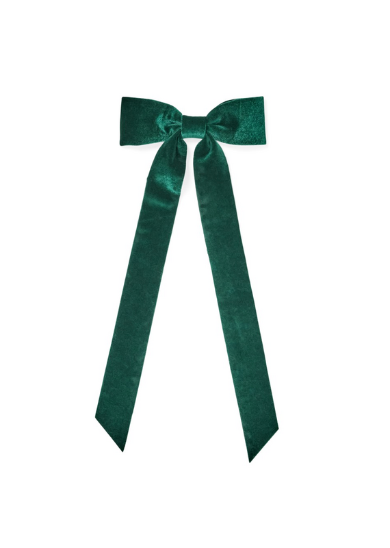 ADV/PINE CENTRE Deco Bow-Green-6x15