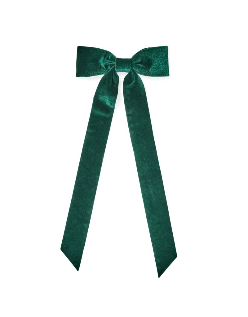ADV/PINE CENTRE Deco Bow-Green-6x15