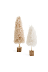 ADV/PINE CENTRE Deco Tree Wool/Wood Beige-5X15.5