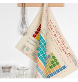 Rex London tea towel-periodic table
