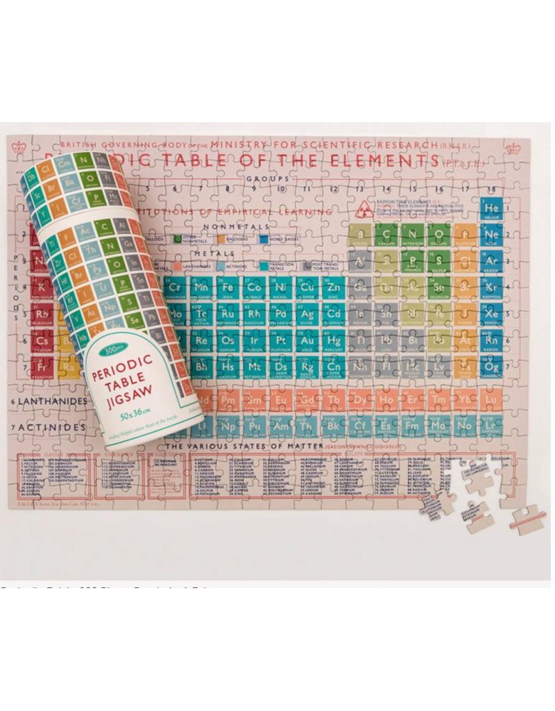 Rex London jigsaw puzzle in a tube - periodic table