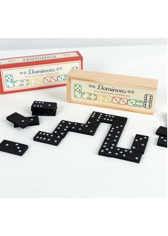 Rex London wooden box of dominoes