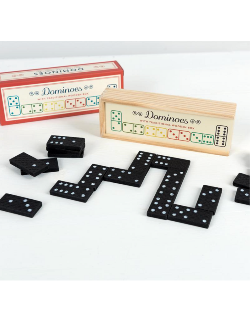 Rex London wooden box of dominoes