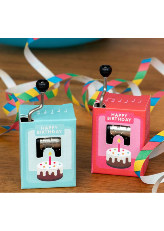 Rex London hand-crank music box- happy birthday