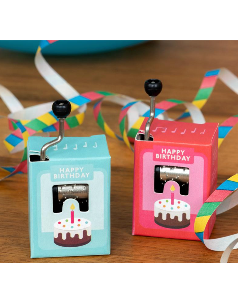 Rex London hand-crank music box- happy birthday