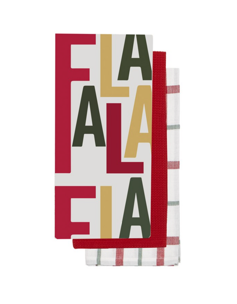 Harman Bold Fa La La Tea Towel-Set Of 3