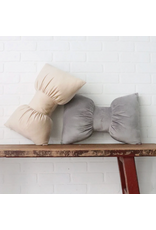 Harman Bow Shaped Cushion-Champagne