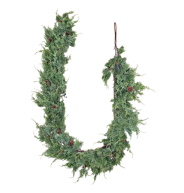 Harman Cedar Real Touch Garland 6'