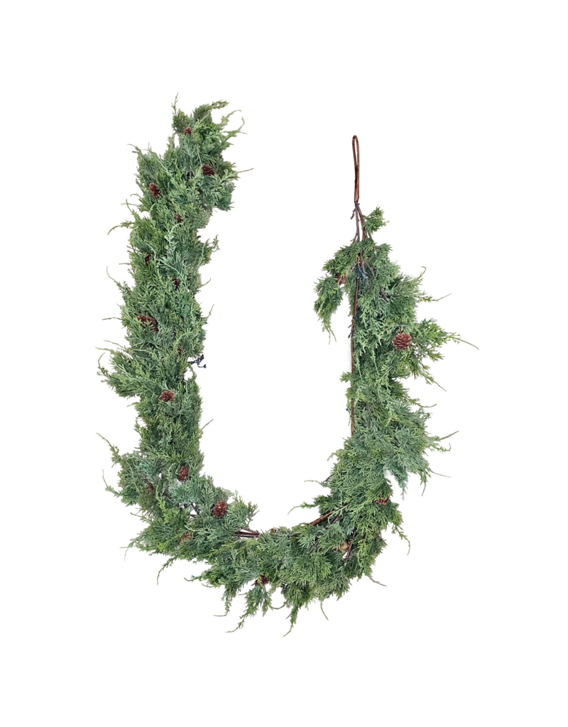 Harman Cedar Real Touch Garland 6'