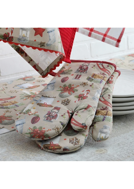 Harman Classic Christmas Oven Mitt-Set Of 2