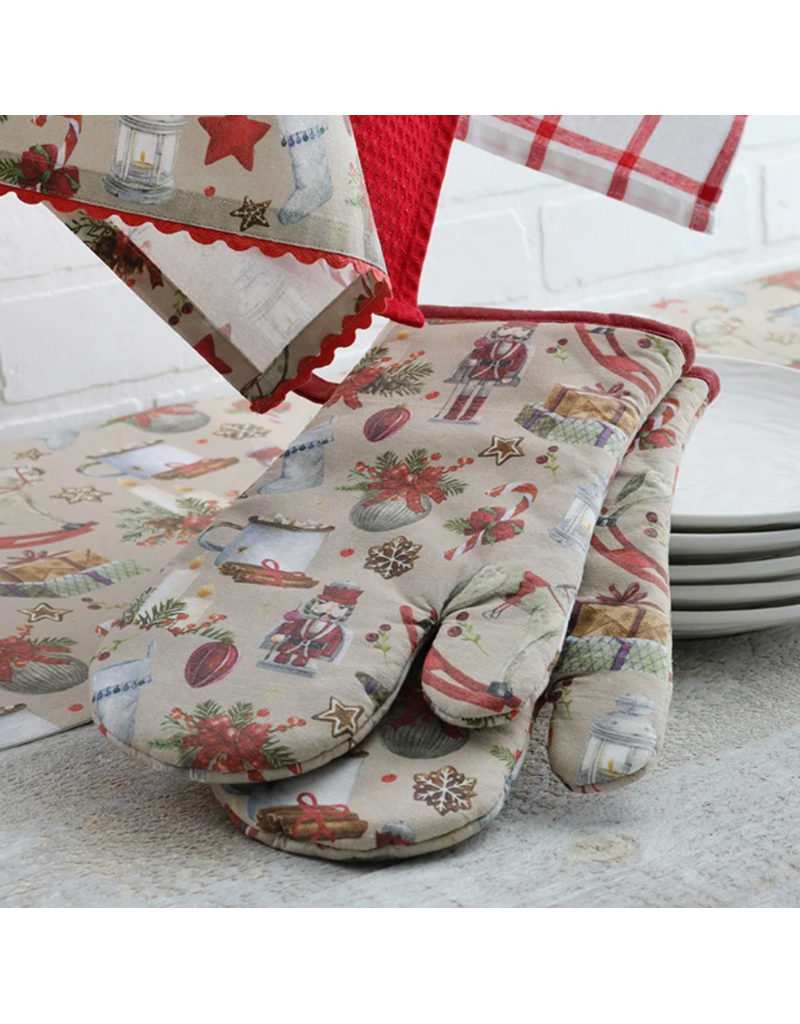 Harman Classic Christmas Oven Mitt-Set Of 2