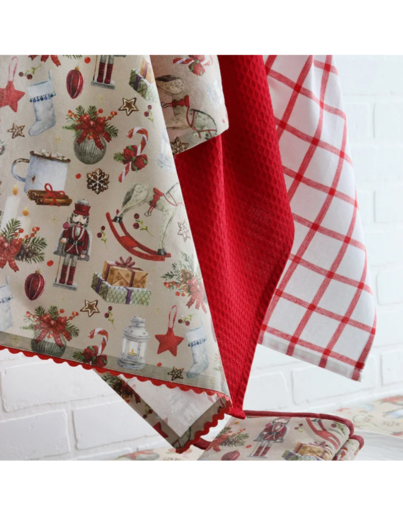 Harman Classic Christmas Tea Towel-Set Of 3