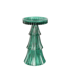 Harman Empire Tree Pillar Candle Holder-Green-L