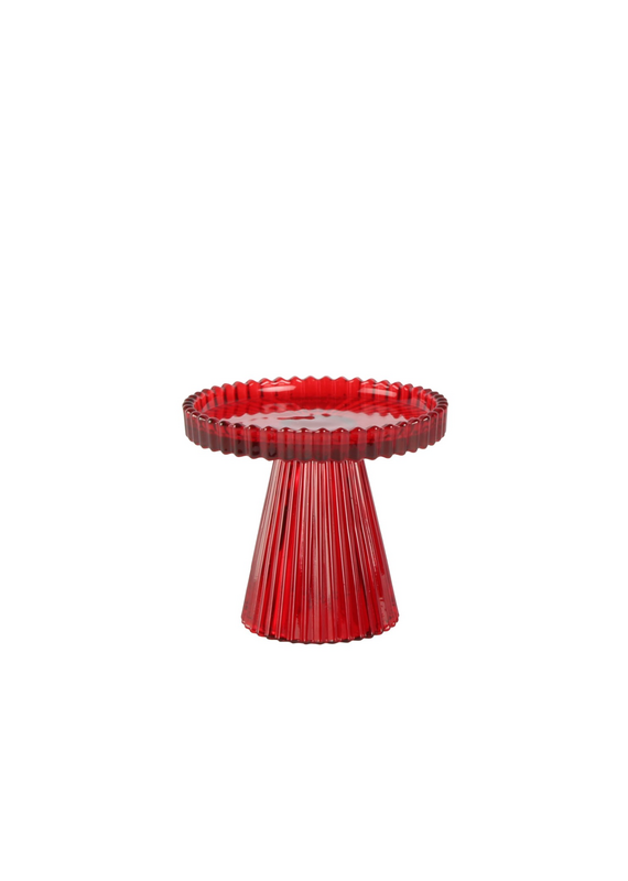 Harman Empire Tree Pillar Candle Holder-Red-S