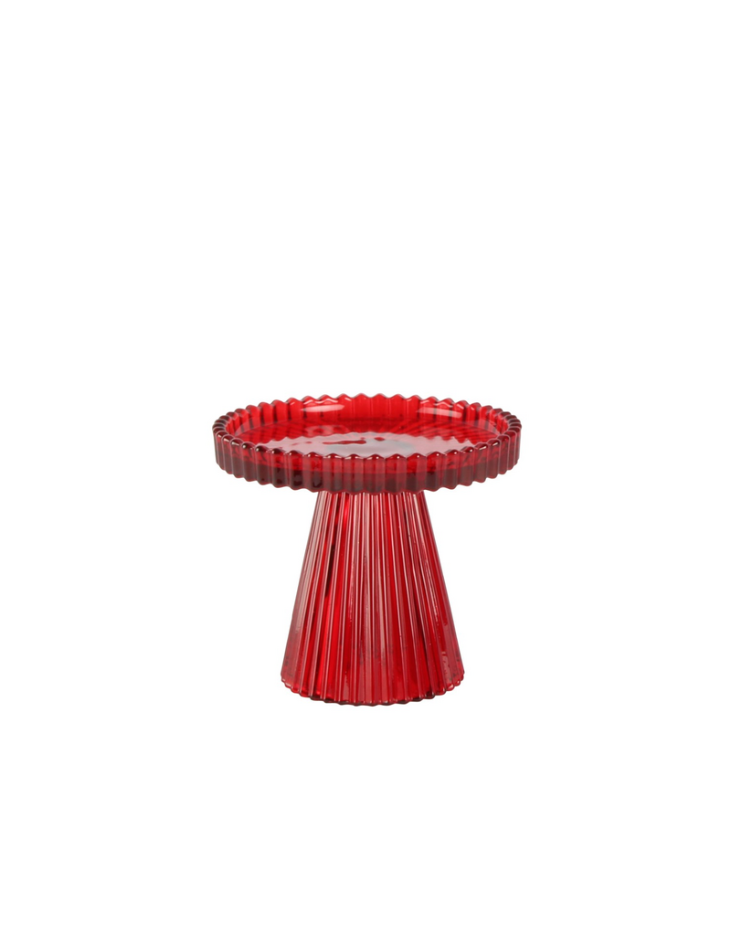 Harman Empire Tree Pillar Candle Holder-Red-S