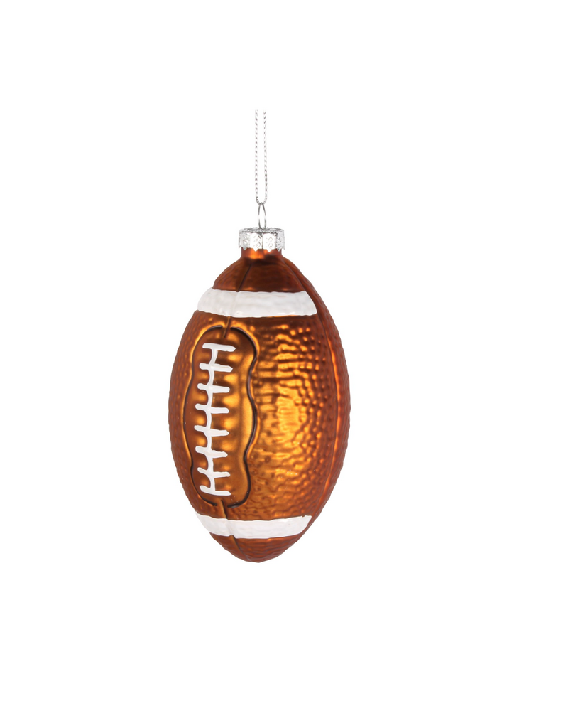 Harman Football Glass Ornament