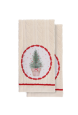 Harman Holiday Trees Terry Towel-Set Of 2