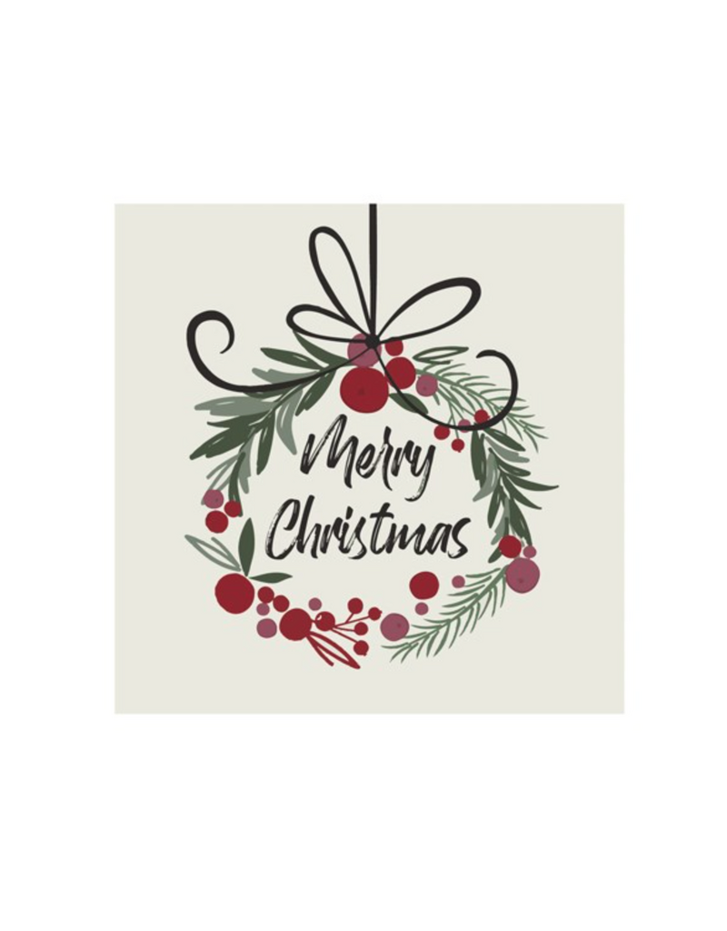 Harman Merry Xmas Wreath Napkin