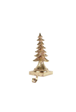 Harman Metallic Tree Foil Accent Stocking Holder-Gold