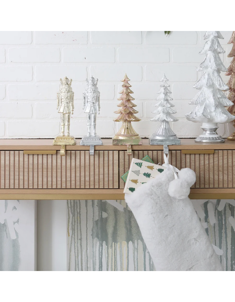 Harman Metallic Tree Foil Accent Stocking Holder-Gold