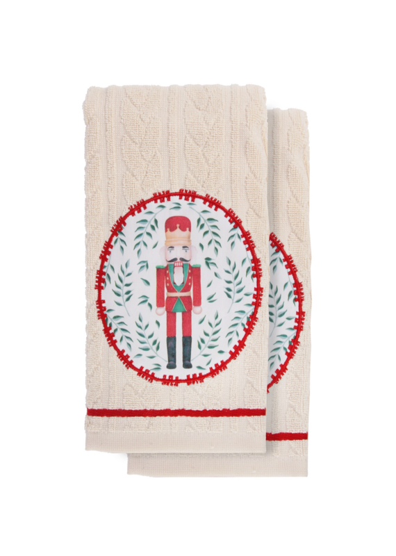 Harman Nutcracker Terry Towel-Set Of 2