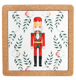 Harman Traditional Nutcracker Ceramic & Cork Trivet