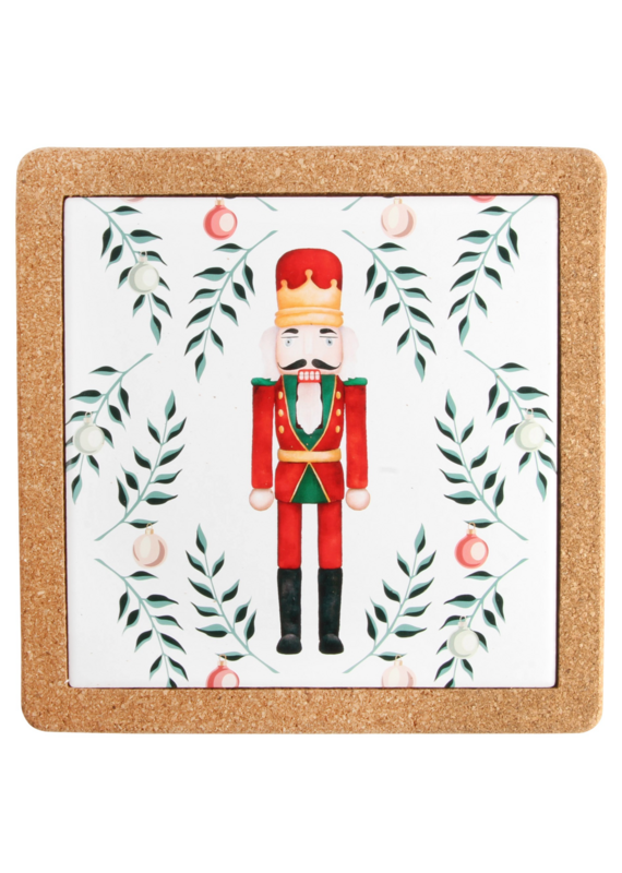 Harman Traditional Nutcracker Ceramic & Cork Trivet