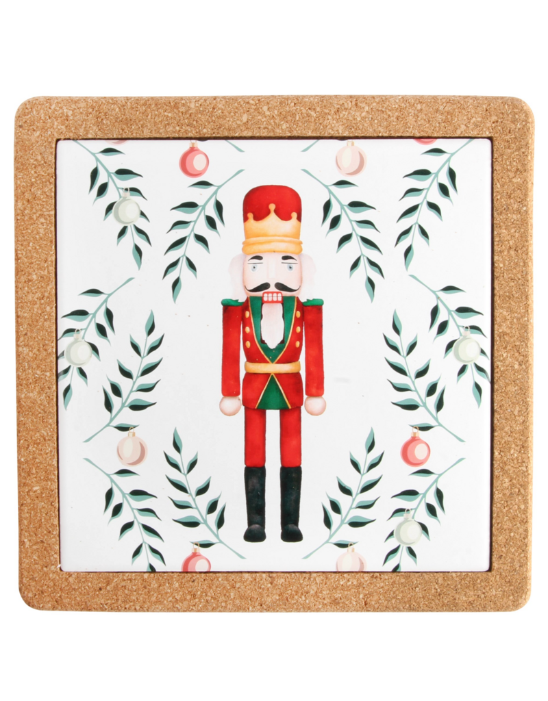 Harman Traditional Nutcracker Ceramic & Cork Trivet