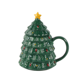 Harman Tree Covered Mug-Green