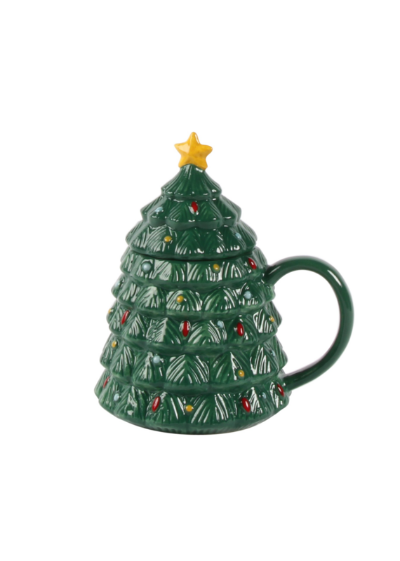 Harman Tree Covered Mug-Green