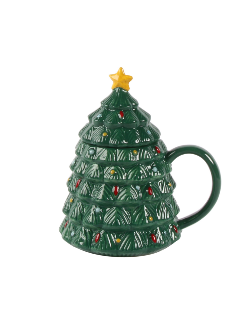 Harman Tree Covered Mug-Green