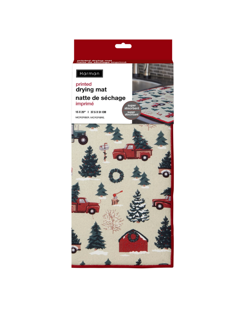 Harman Vintage Christmas Drying Mat