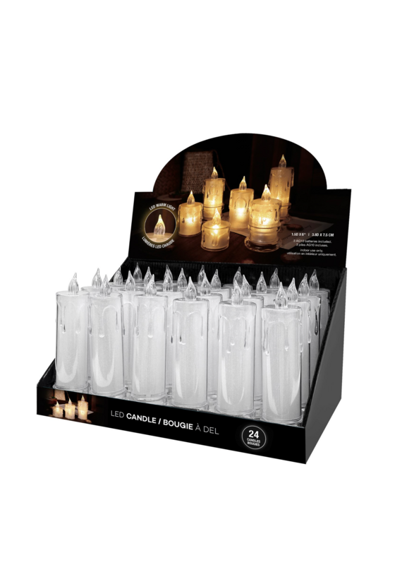 Harman Warm White LED Candles-Large