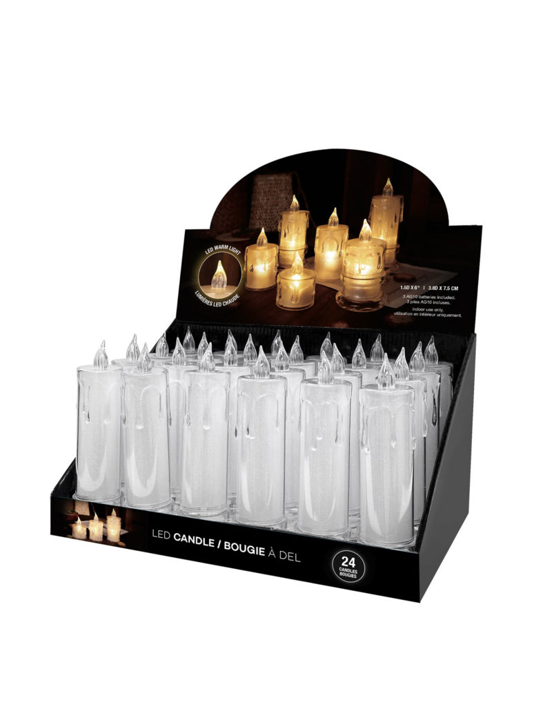 Harman Warm White LED Candles-Large