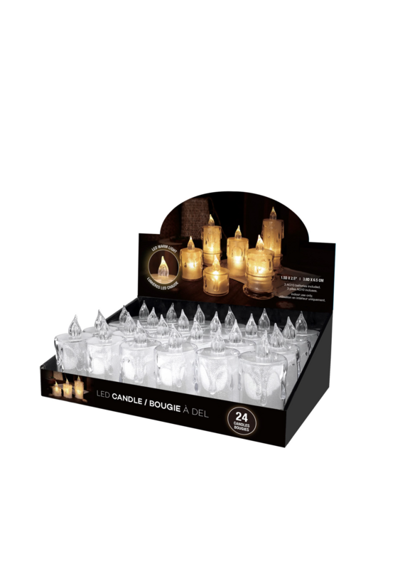 Harman Warm White LED Candles-Medium
