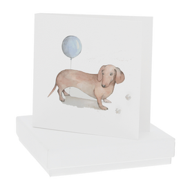 Pavilion Balloon and Dog - 4mm Earrings/Card