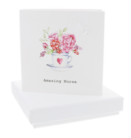 Pavilion Nurse - 5mm Stud Earrings/Card