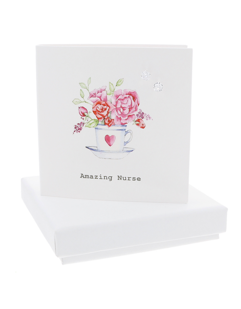 Pavilion Nurse - 5mm Stud Earrings/Card