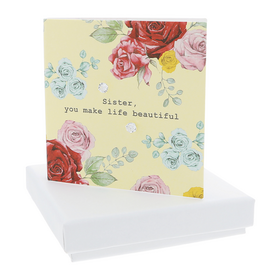 Pavilion Sister-5mm  Earrings/Card