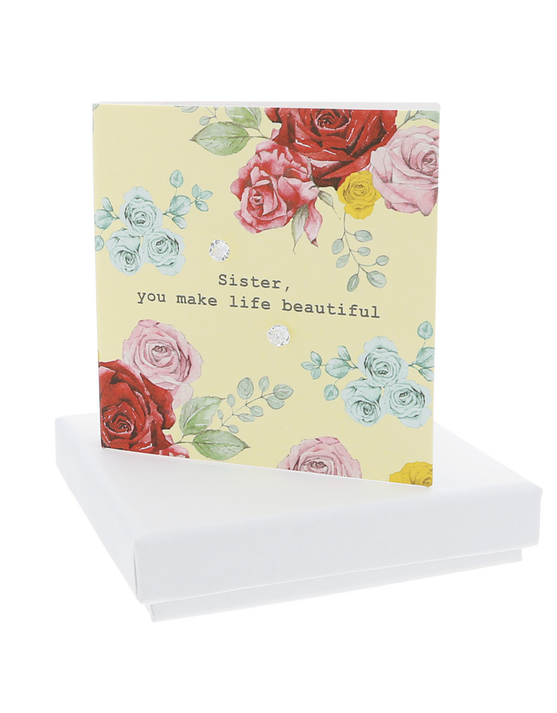 Pavilion Sister-5mm  Earrings/Card